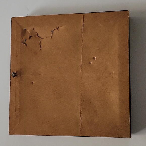 Farmhouse With A Mill Waterwheel In A River Vintage Framed Needlework - Picture 7 of 8